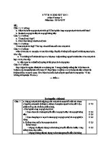 Đề khảo sát học kì I Tin học lớp 9 (Có đáp án) - Năm học 2016-2017